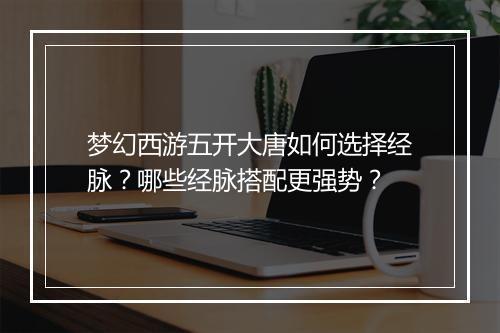 梦幻西游五开大唐如何选择经脉？哪些经脉搭配更强势？
