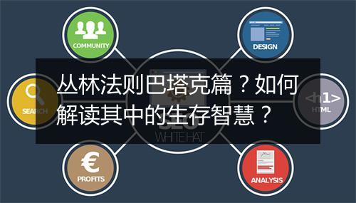 丛林法则巴塔克篇？如何解读其中的生存智慧？