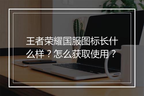 王者荣耀国服图标长什么样？怎么获取使用？