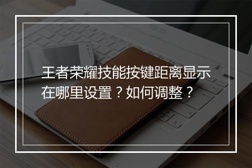 王者荣耀技能按键距离显示在哪里设置?如何调整?