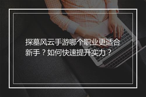 探墓风云手游哪个职业更适合新手？如何快速提升实力？