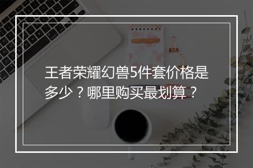 王者荣耀幻兽5件套价格是多少？哪里购买最划算？