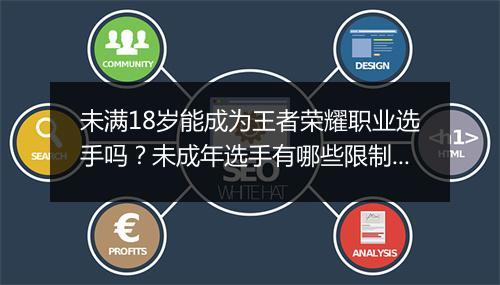 未满18岁能成为王者荣耀职业选手吗?未成年选手有哪些限制?