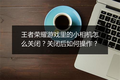 王者荣耀游戏里的小相机怎么关闭?关闭后如何操作?