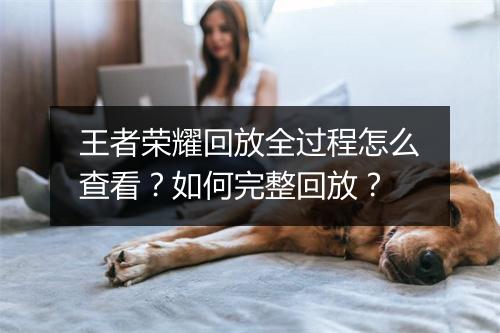 王者荣耀回放全过程怎么查看?如何完整回放?