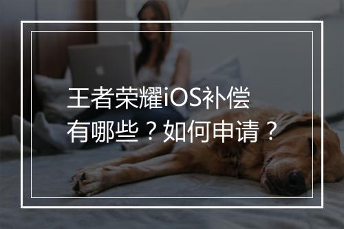 王者荣耀iOS补偿有哪些？如何申请？