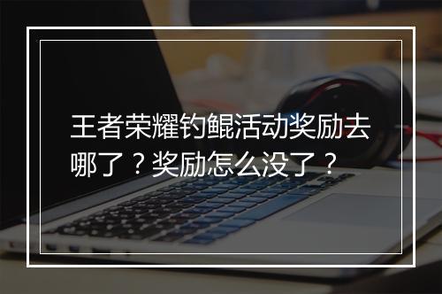 王者荣耀钓鲲活动奖励去哪了？奖励怎么没了？