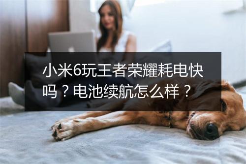 小米6玩王者荣耀耗电快吗？电池续航怎么样？