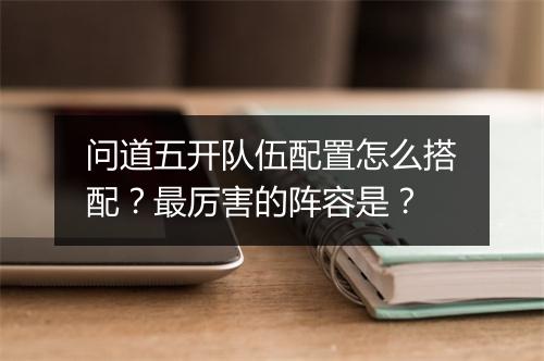 问道五开队伍配置怎么搭配？最厉害的阵容是？