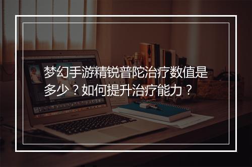 梦幻手游精锐普陀治疗数值是多少?如何提升治疗能力?