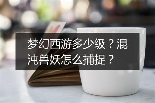梦幻西游多少级?混沌兽妖怎么捕捉?