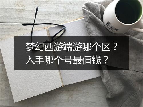 梦幻西游端游哪个区?入手哪个号最值钱?