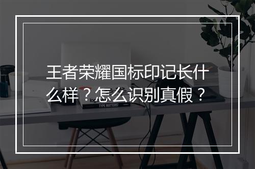 王者荣耀国标印记长什么样？怎么识别真假？