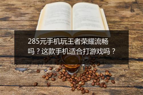 285元手机玩王者荣耀流畅吗?这款手机适合打游戏吗?