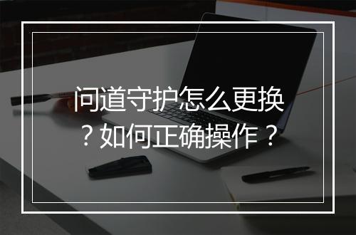 问道守护怎么更换?如何正确操作?