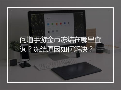 问道手游金币冻结在哪里查询？冻结原因如何解决？