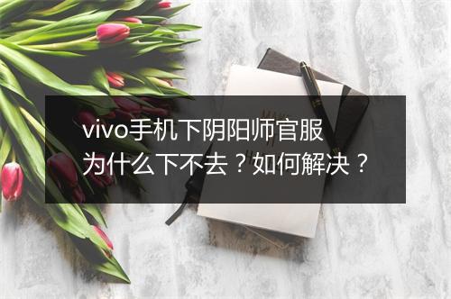 vivo手机下阴阳师官服为什么下不去？如何解决？