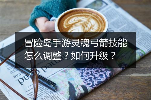 冒险岛手游灵魂弓箭技能怎么调整？如何升级？