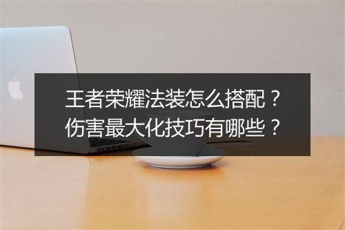 王者荣耀法装怎么搭配?伤害最大化技巧有哪些?