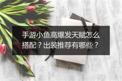 手游小鱼高爆发天赋怎么搭配?出装推荐有哪些?