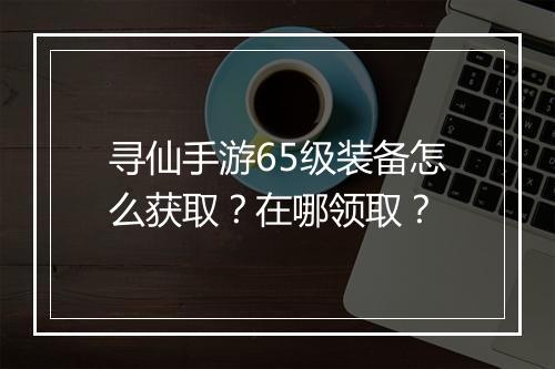 寻仙手游65级装备怎么获取?在哪领取?