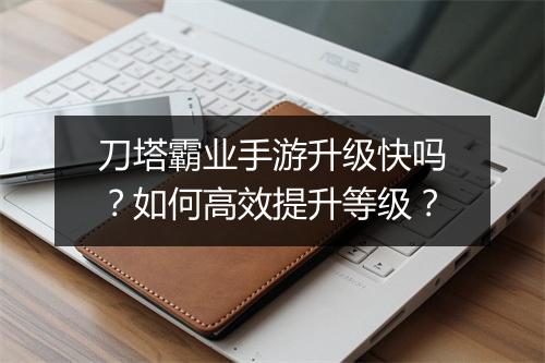 刀塔霸业手游升级快吗?如何高效提升等级?
