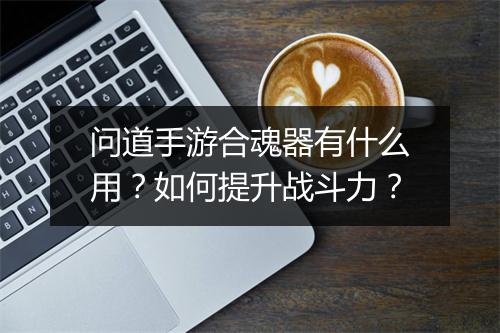 问道手游合魂器有什么用？如何提升战斗力？