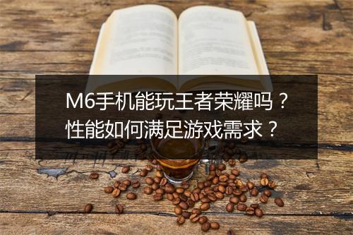 M6手机能玩王者荣耀吗？性能如何满足游戏需求？