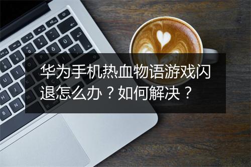 华为手机热血物语游戏闪退怎么办？如何解决？