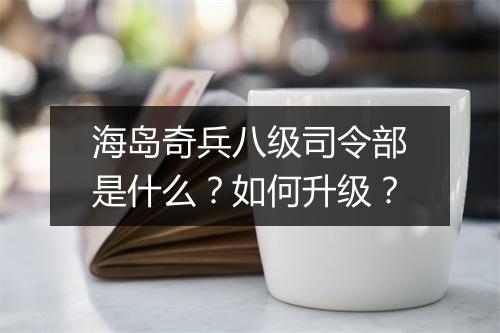 海岛奇兵八级司令部是什么？如何升级？