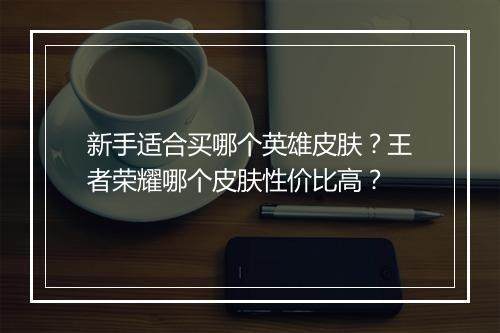 新手适合买哪个英雄皮肤？王者荣耀哪个皮肤性价比高？