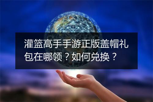 灌篮高手手游正版盖帽礼包在哪领?如何兑换?