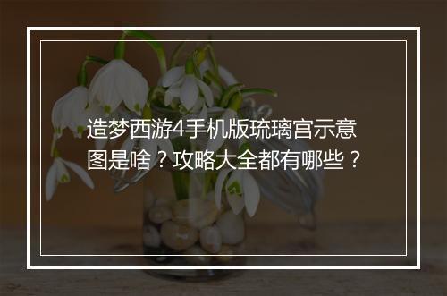 造梦西游4手机版琉璃宫示意图是啥?攻略大全都有哪些?