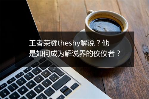 王者荣耀theshy解说？他是如何成为解说界的佼佼者？