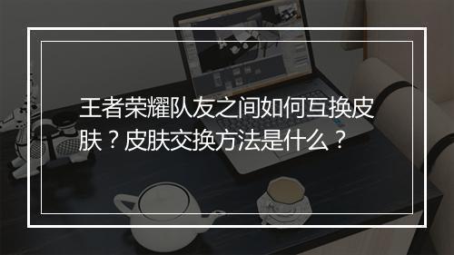 王者荣耀队友之间如何互换皮肤?皮肤交换方法是什么?
