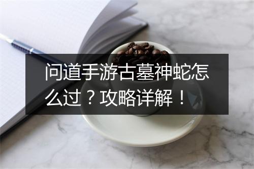 问道手游古墓神蛇怎么过？攻略详解！