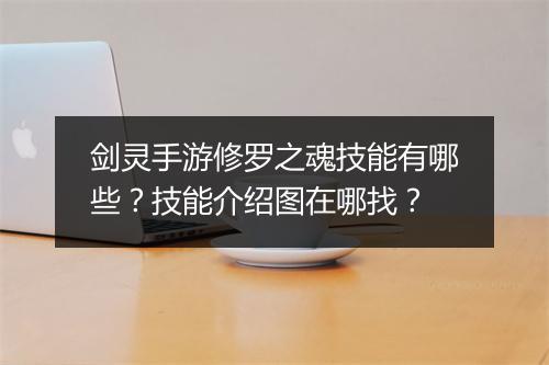 剑灵手游修罗之魂技能有哪些?技能介绍图在哪找?