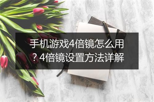 手机游戏4倍镜怎么用？4倍镜设置方法详解