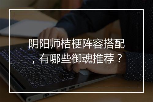 阴阳师桔梗阵容搭配,有哪些御魂推荐?