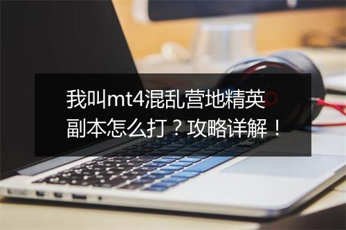 我叫mt4混乱营地精英副本怎么打?攻略详解!