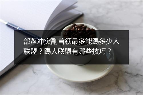 部落冲突副首领最多能踢多少人联盟?踢人联盟有哪些技巧?