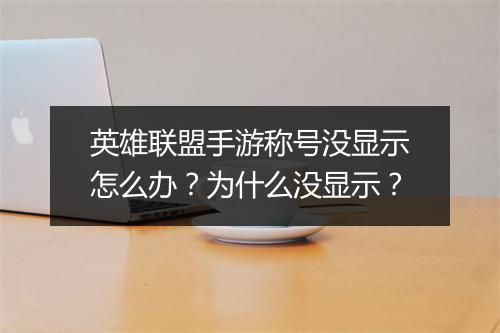英雄联盟手游称号没显示怎么办?为什么没显示?