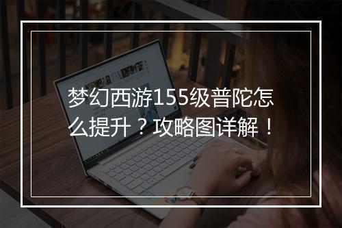 梦幻西游155级普陀怎么提升?攻略图详解!