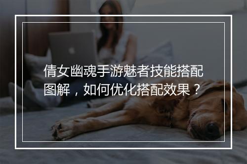 倩女幽魂手游魅者技能搭配图解,如何优化搭配效果?