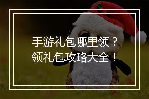 手游礼包哪里领?领礼包攻略大全!