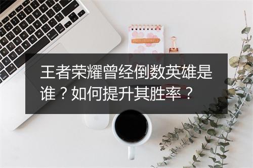 王者荣耀曾经倒数英雄是谁?如何提升其胜率?