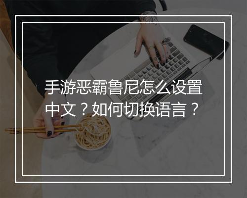 手游恶霸鲁尼怎么设置中文?如何切换语言?