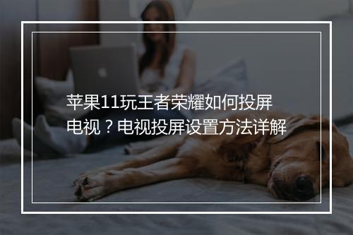 苹果11玩王者荣耀如何投屏电视？电视投屏设置方法详解