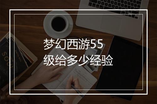 梦幻西游55级给多少经验