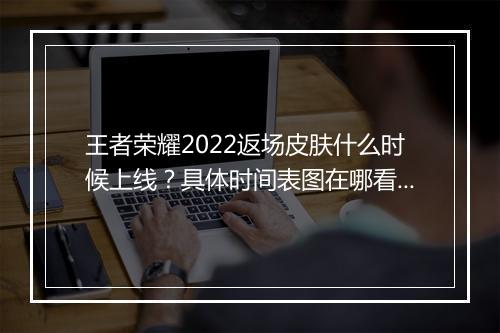 王者荣耀2022返场皮肤什么时候上线？具体时间表图在哪看？
